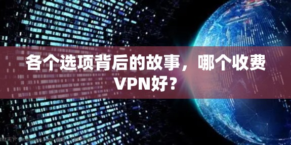 各个选项背后的故事，哪个收费VPN好？