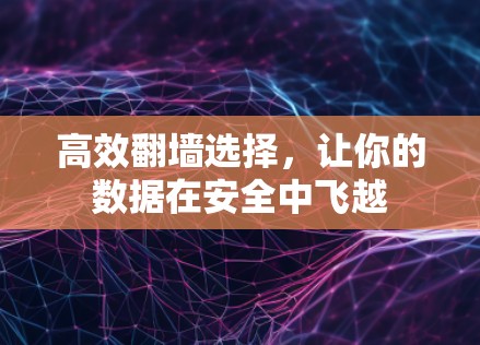 高效翻墙选择,让你的数据在安全中飞越 高效翻墙选择,让你的数据在安全中飞越